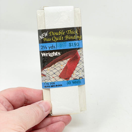 Wrights Double Tick Bias Quilt Binding - 2 1/2 Yds.