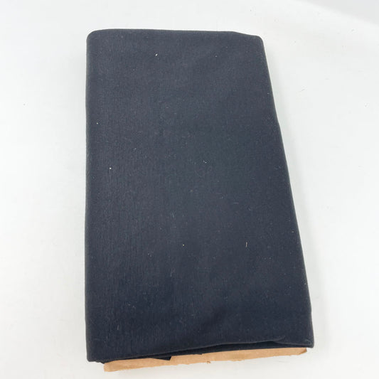 1 yd Black Stretch Polyester Fabric