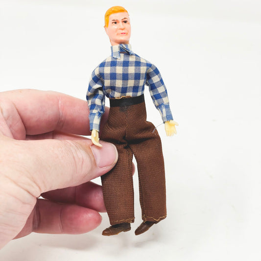 Vintage Plastic Dollhouse Dad