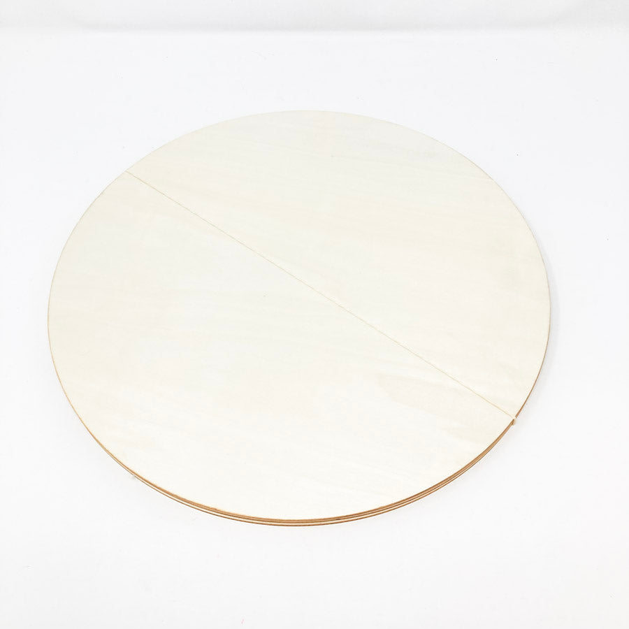 12" Wood Circle Bundle of 4