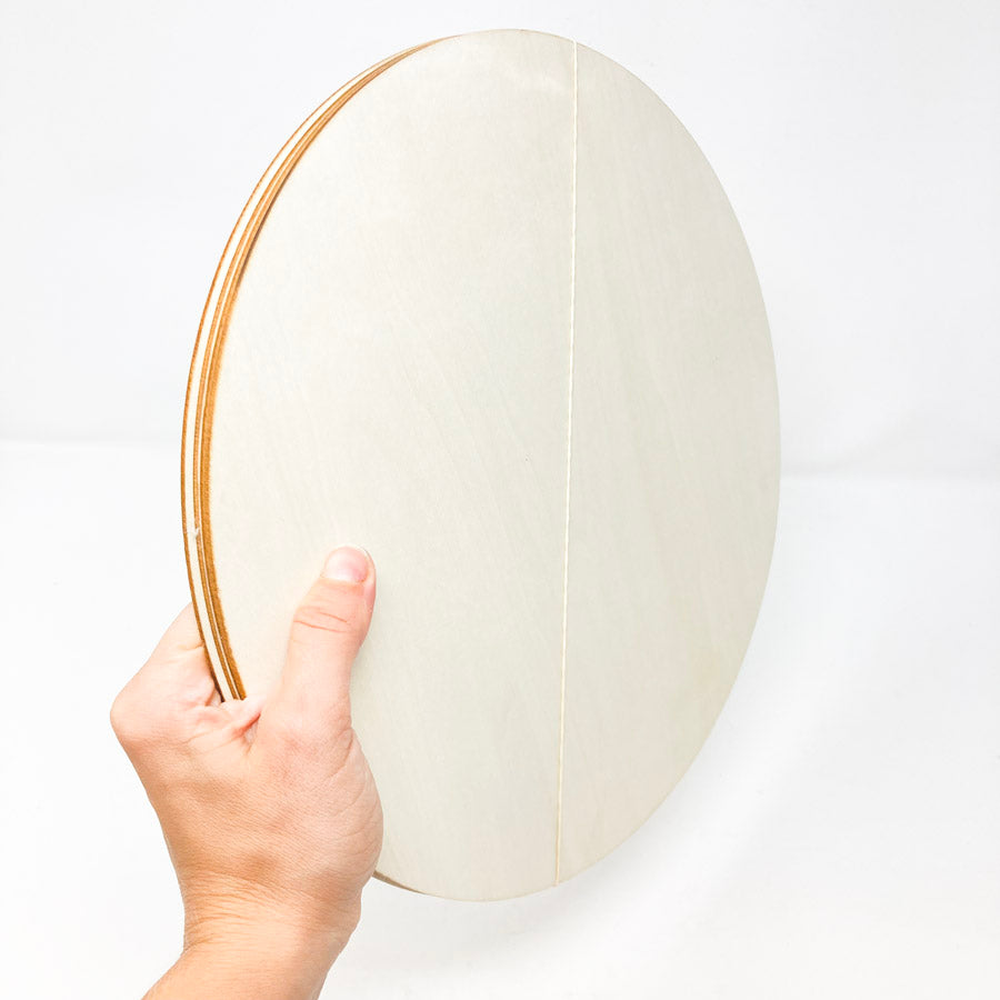 12" Wood Circle Bundle of 4