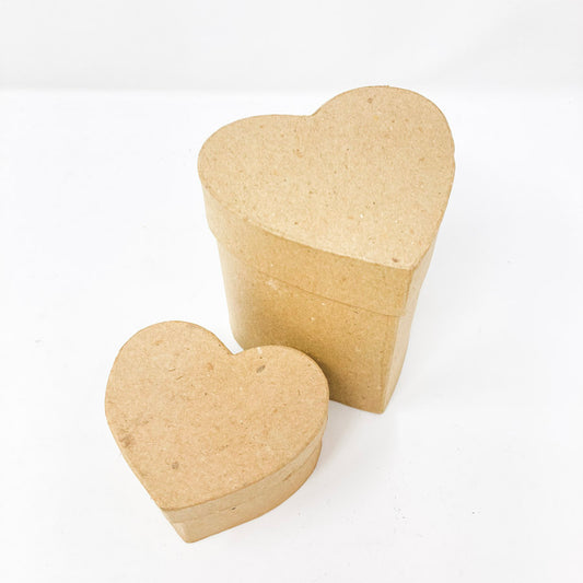 Paper Mâché Heart Box (1)