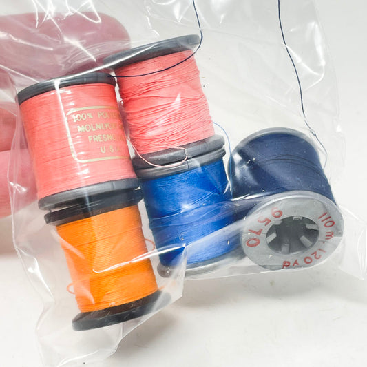 5 pc Molnlycke Sewing Thread Bundle