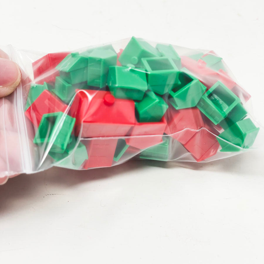 Plastic Monopoly Game Houses and Hotels
