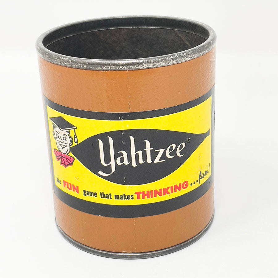 1956 Yatzee Dice Cup