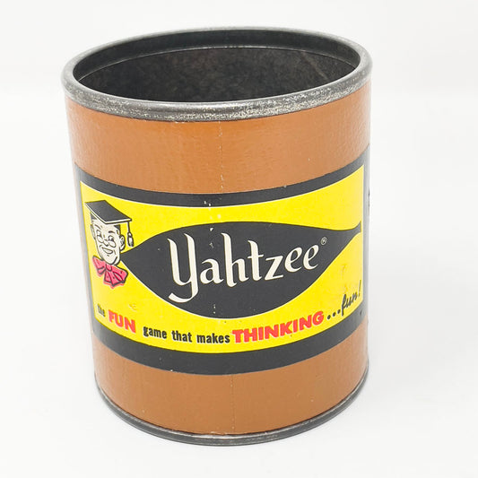 1956 Yatzee Dice Cup