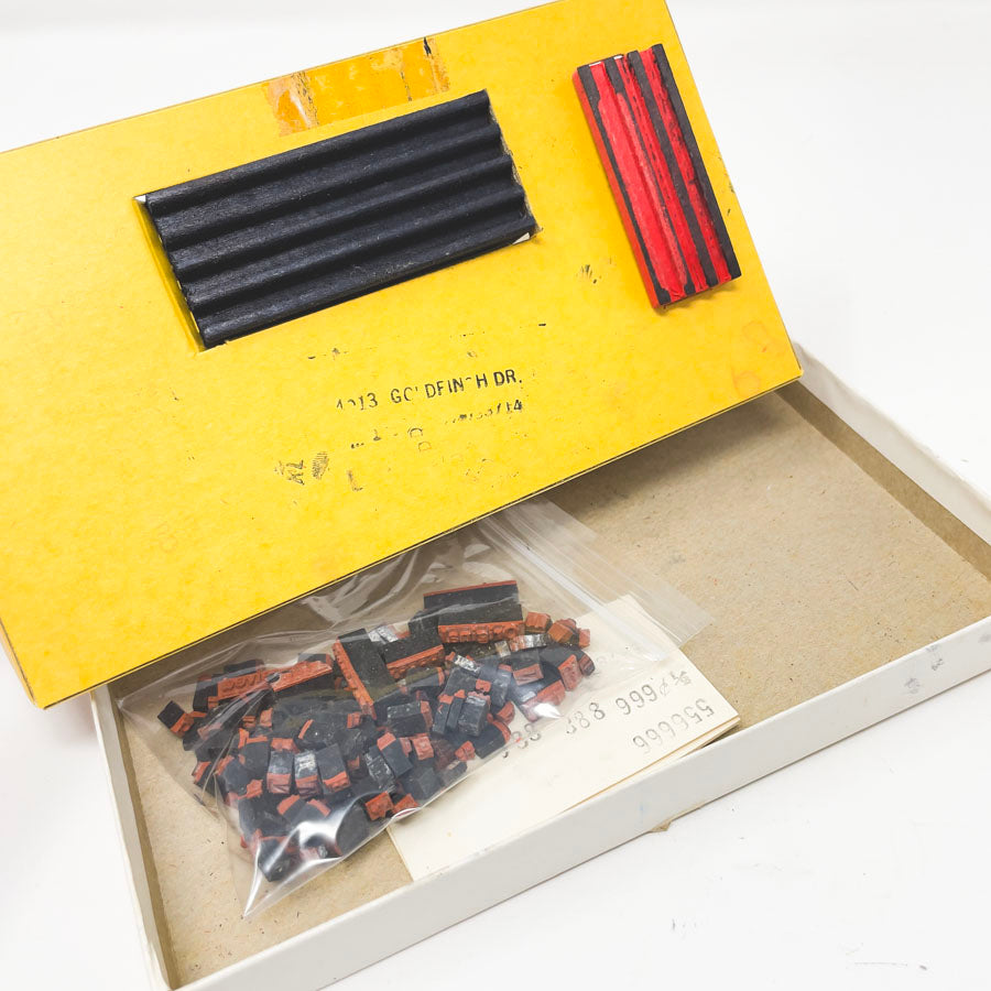 Vintage Superior Rubber Stamp Set