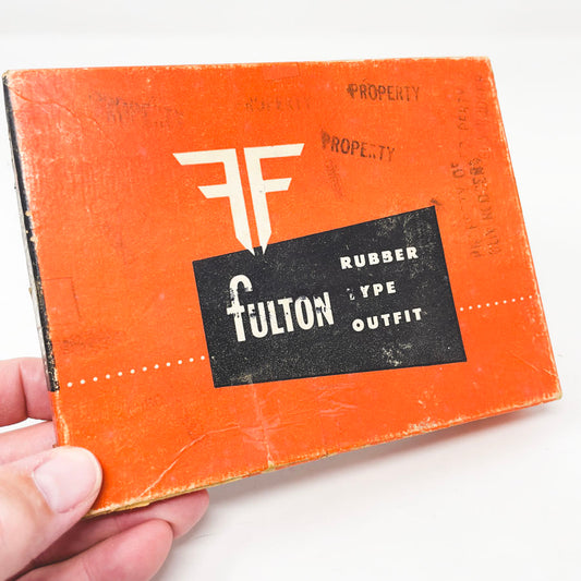 Vintage Fulton Rubber Type Outfit