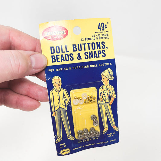Doll Buttons, Beads & Snaps