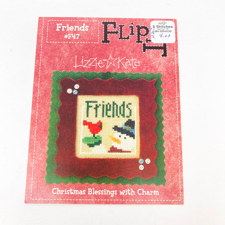 Lizzie*Kate - The 12 Days of Christmas Flip It Cross Stitch Pattern