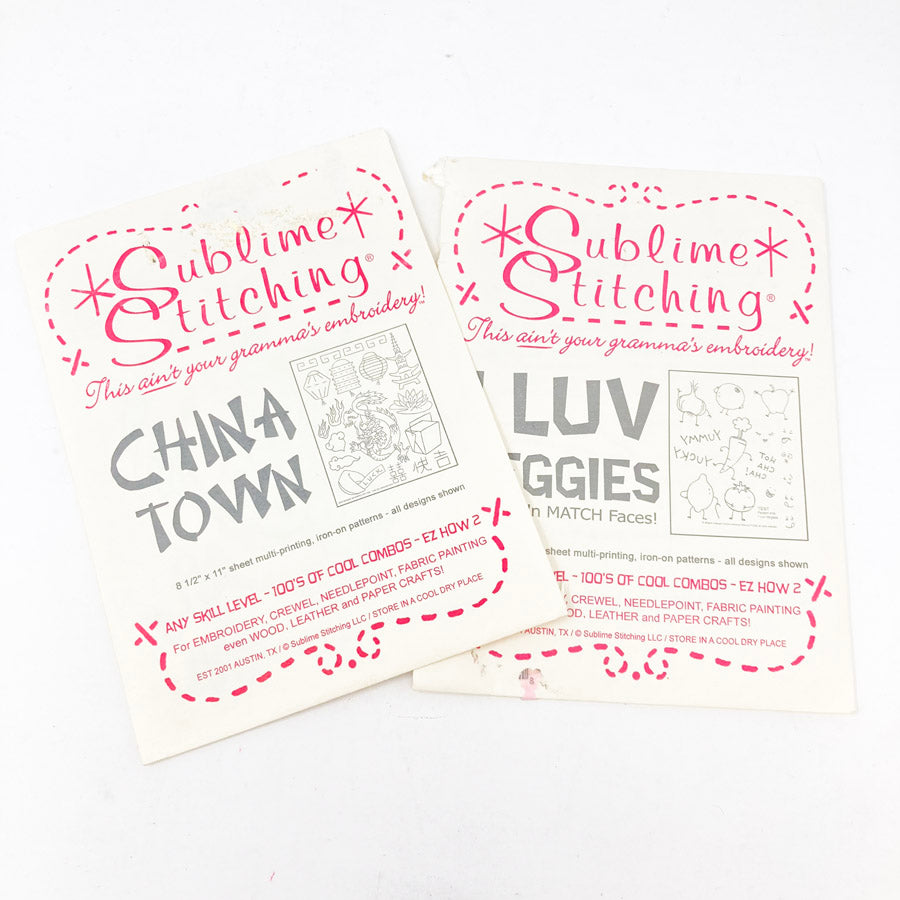 Sublime Stitching Iron-On Pattern