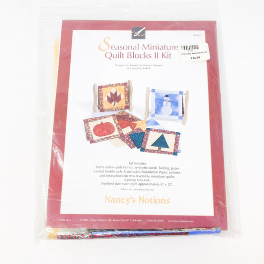 Nancy's Notions Seasonal Mini Quilt Block Kit