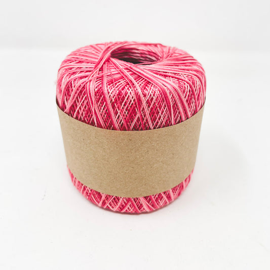 Clarks Mercerized Cotton Thread in Pink Ombre