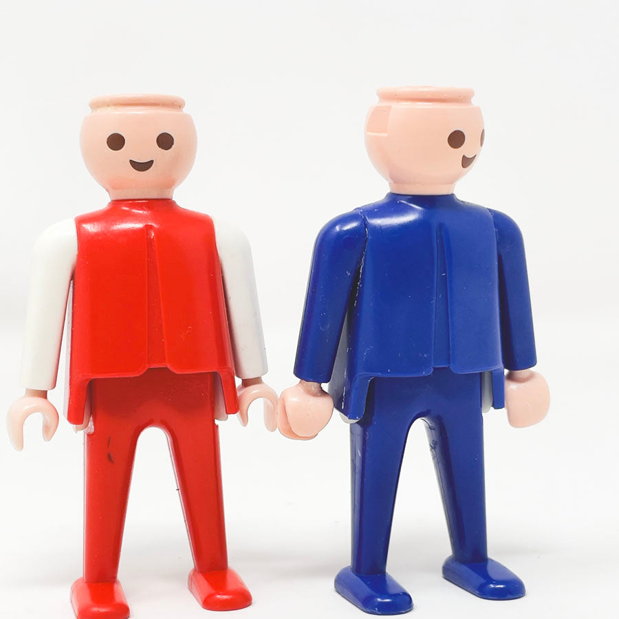 Vintage Playmobil Original 1970s Characters - No Hair (4)