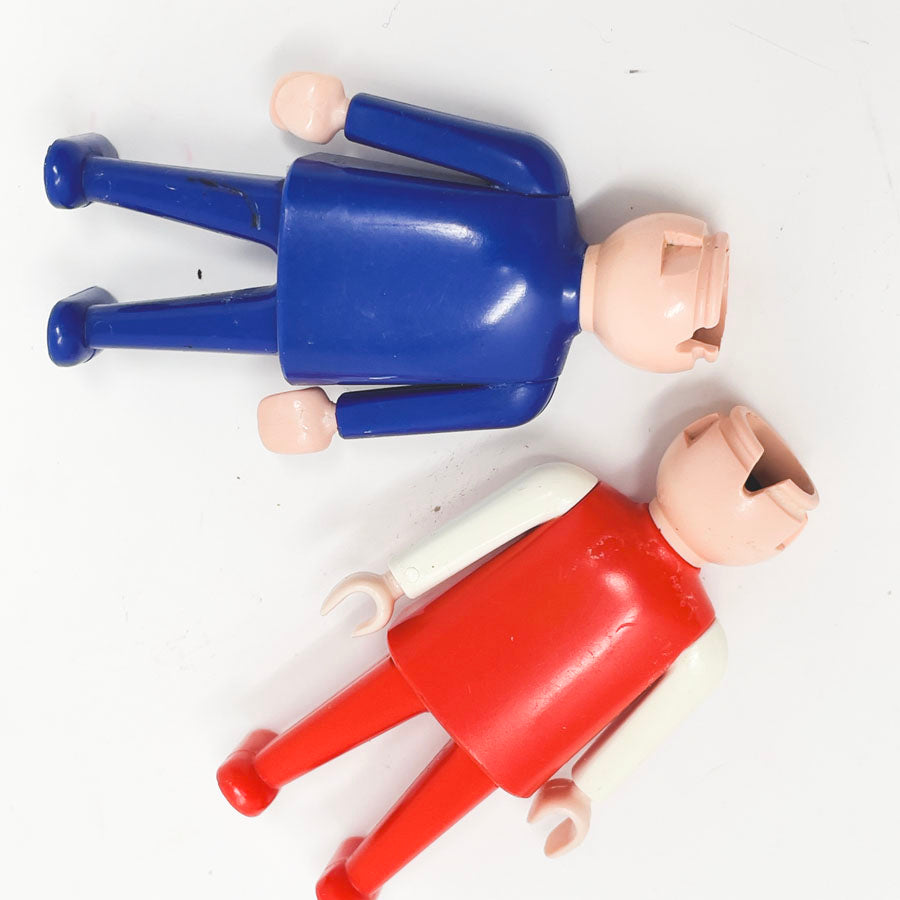Vintage Playmobil Original 1970s Characters - No Hair (4)