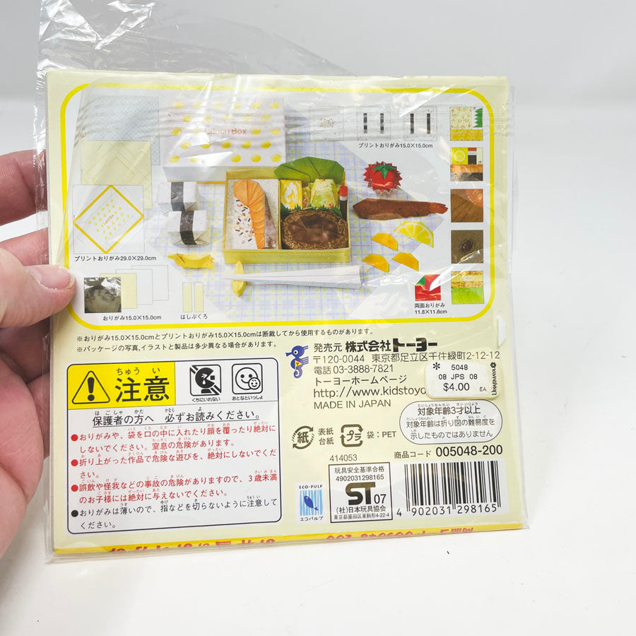 Food Tray Theme Origami Papers