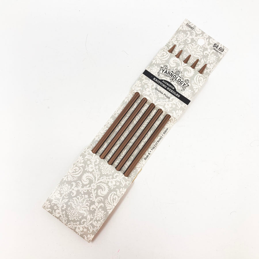 Yarnology Double Point Knitting Needles - Size 8