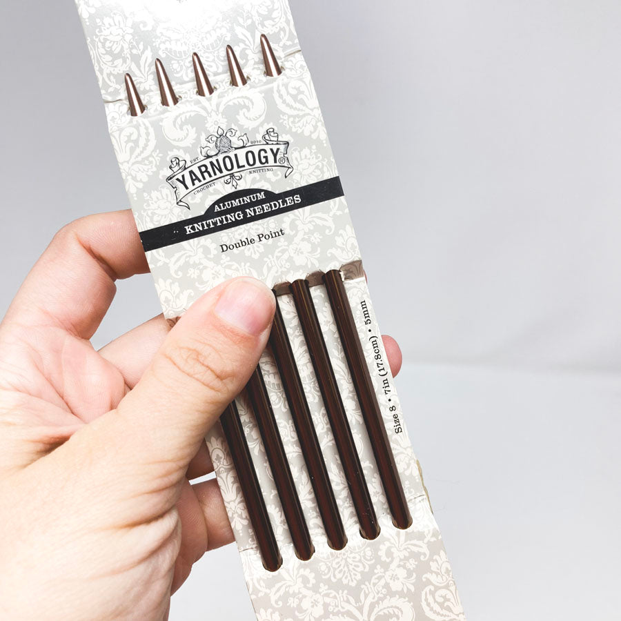 Yarnology Double Point Knitting Needles - Size 8