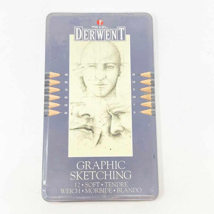 Derwint Graphic Sketching 12 pc Soft Set