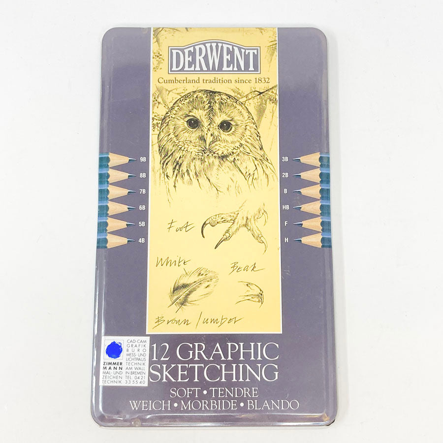 Derwint Graphic Sketching 12 pc Soft Set