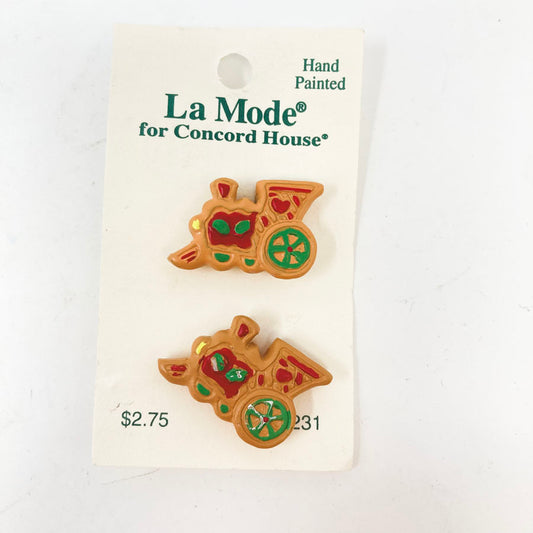 Holiday Train Buttons – La Mode for Concord House