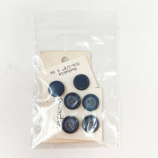 Bundle of 11 Black Carded Buttons