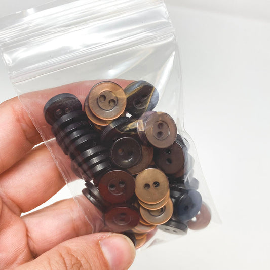 Small Bag of Brown Buttons