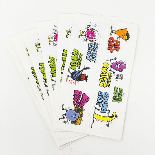 Vintage Cool Food Sticker Sheet (6)