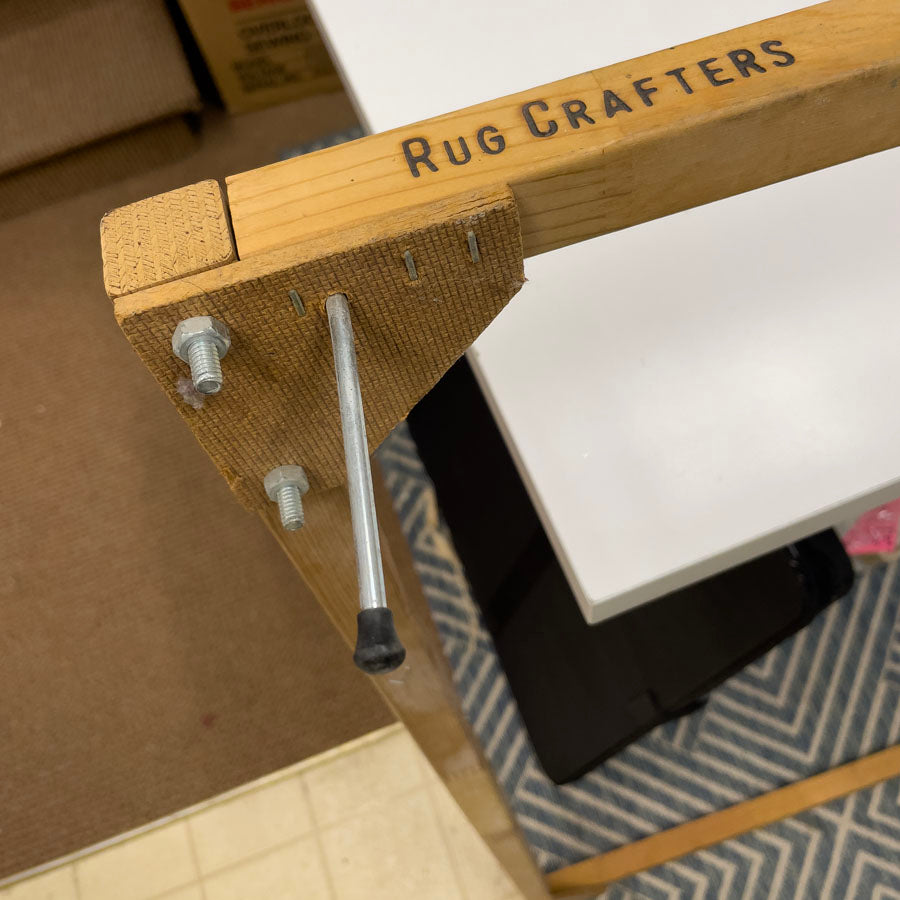 Vintage Rug Crafters Brand Rug Tufting Frame