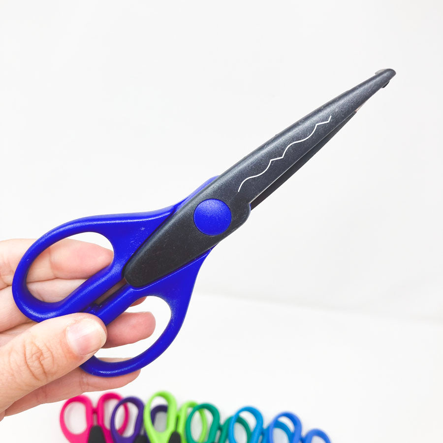 Bright Handled Paper Edgers Scissors - Pick a Pattern