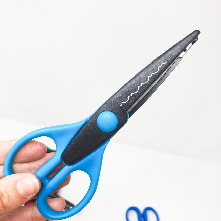 Bright Handled Paper Edgers Scissors - Pick a Pattern