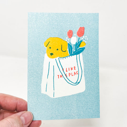 NEW // Like This Place Postcard by Furukawa Shiko