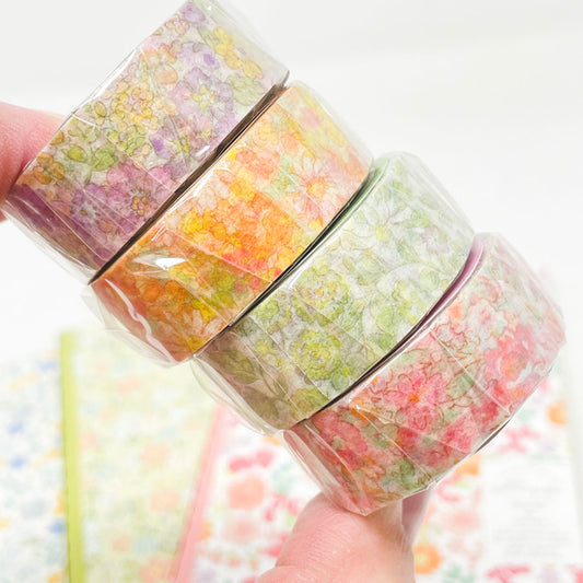 NEW // Risette Floral Washi Tape