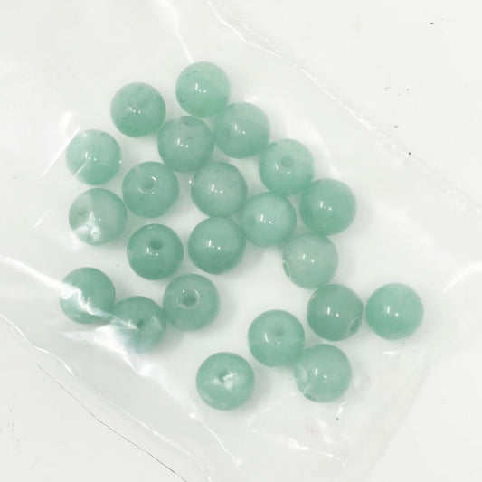 Small Bag of Sea Green Round Beads