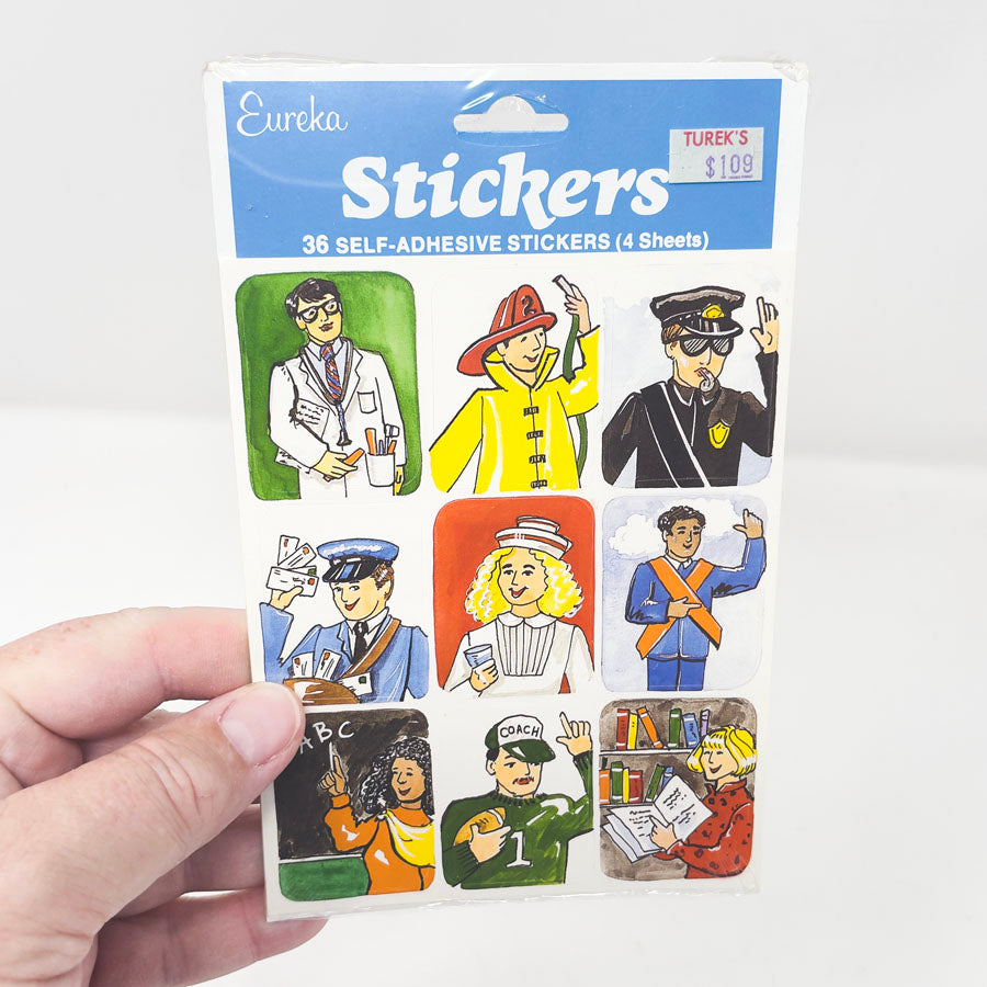 Vintage Eureka Jobs Stickers