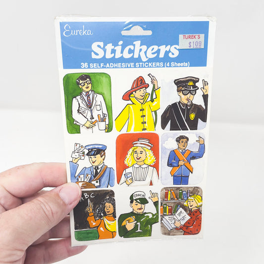 Vintage Eureka Jobs Stickers