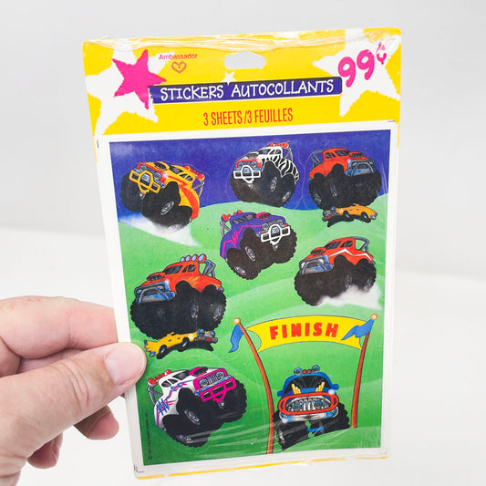 Vintage Hallmark Ambassador Monster Truck Stickers