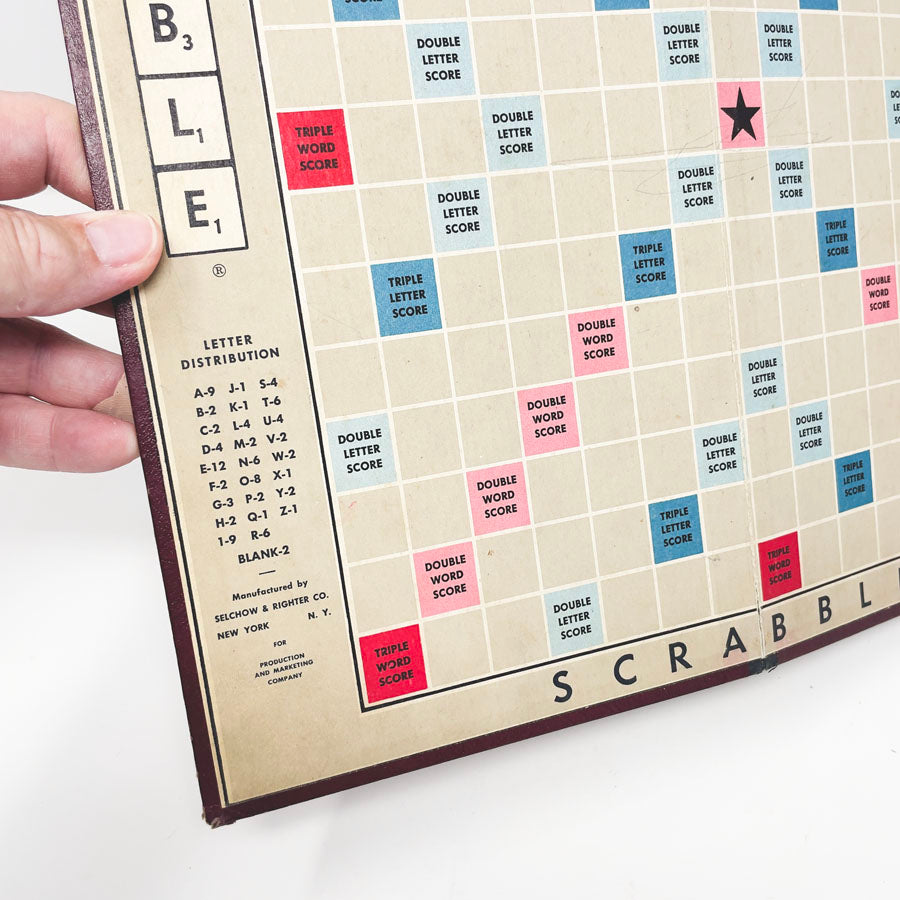 Vintage Scrabble Board