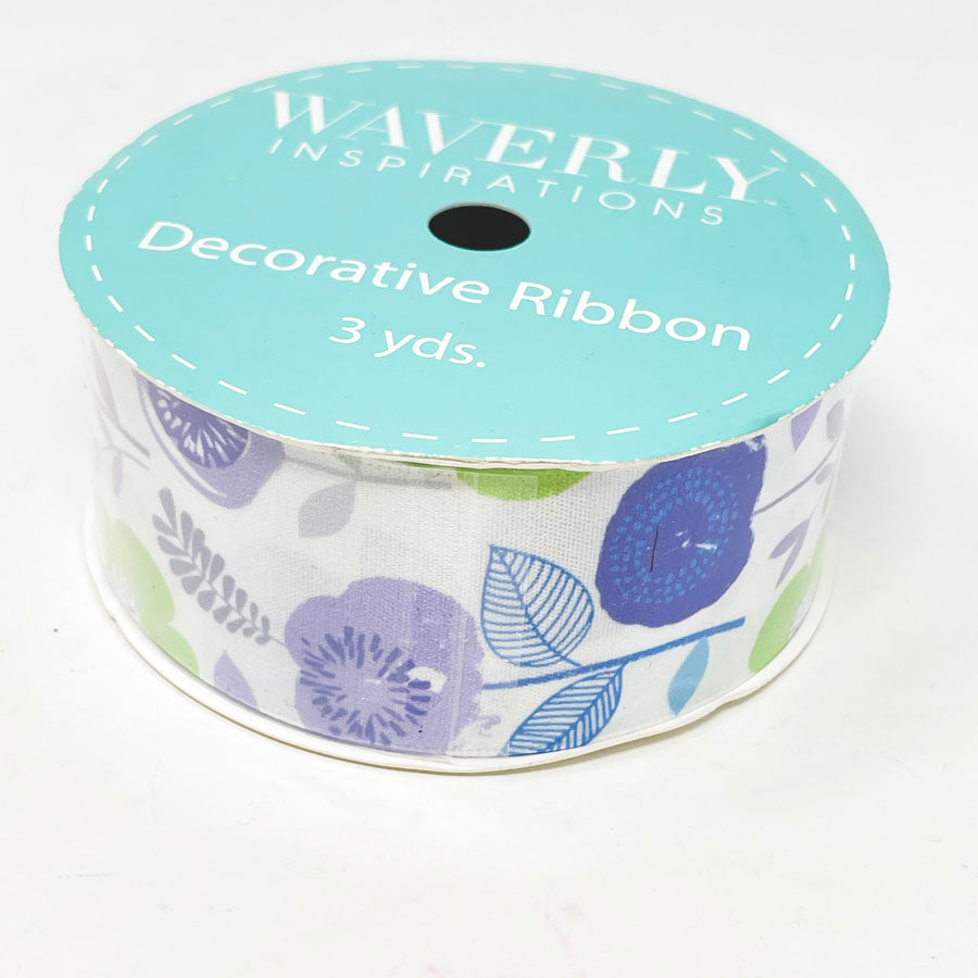 Waverly Inspirations 1-1/4in Floral Ribbon