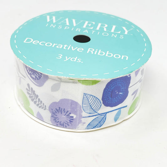 Waverly Inspirations 1-1/4in Floral Ribbon