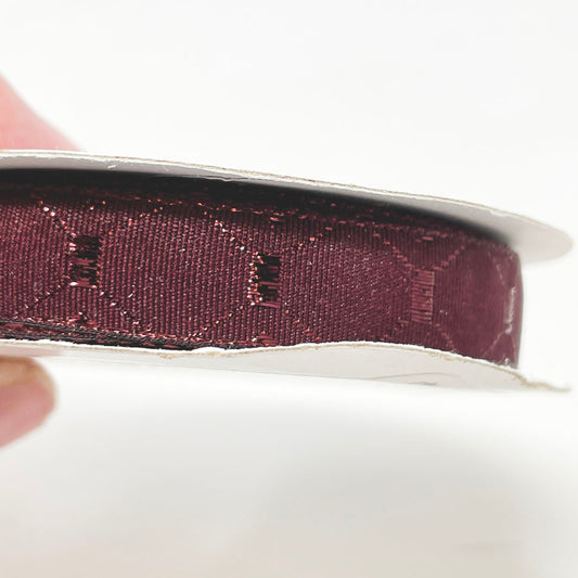 Offray Maroon 1/2 in Ribbon
