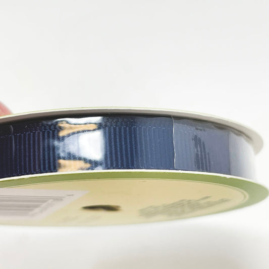 Dark Blue Ribbon 3/8in by Floral Garden