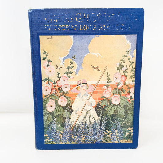Antique A Child's Garden of Verses Book by Robert Louis Stevenson
