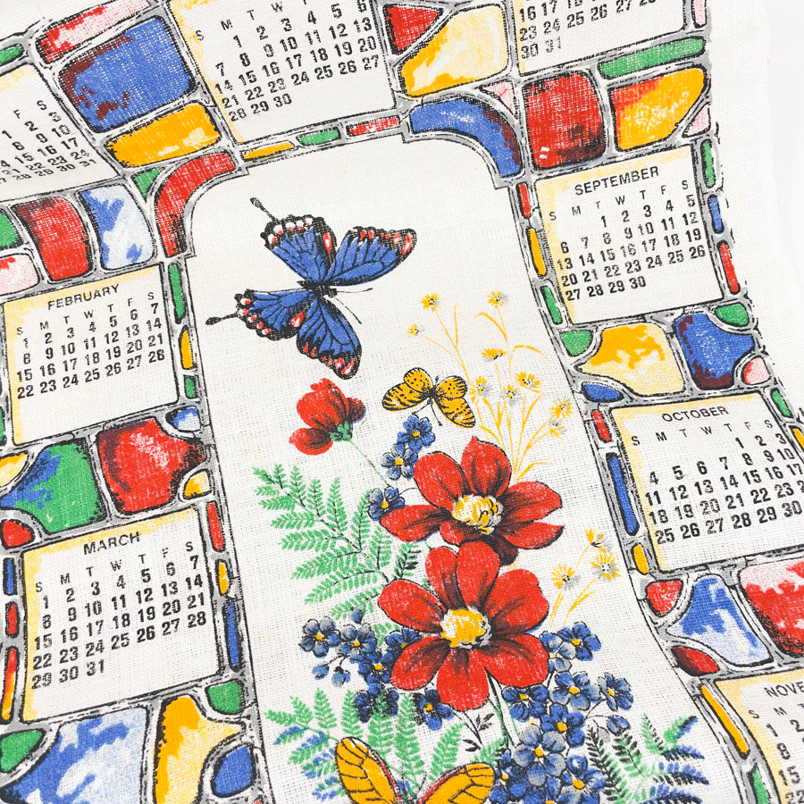 1981 Collectible Fabric Tea Towel