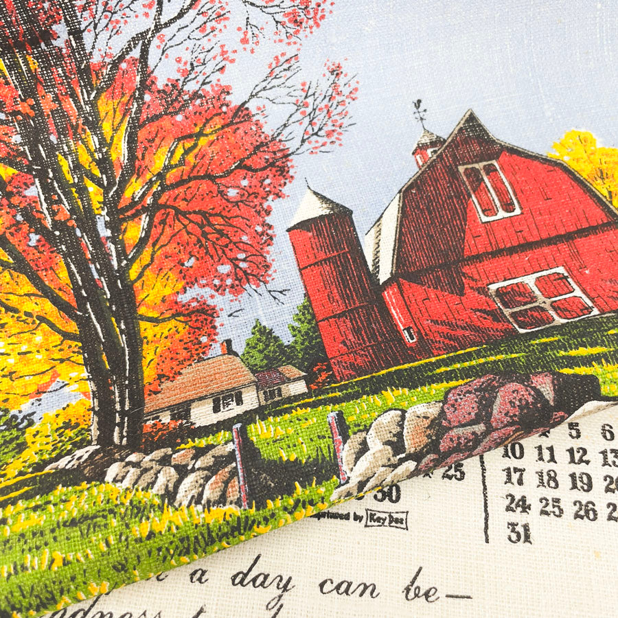 1978 Collectible Fabric Tea Towel