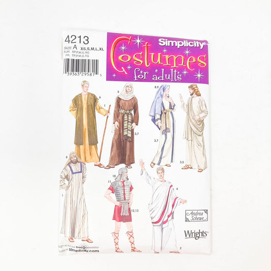 Simplicity Biblical Times Costume Pattern 4213 - XS-XL
