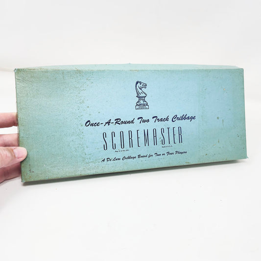 Vintage Wood Scoremaster Cribbage Board