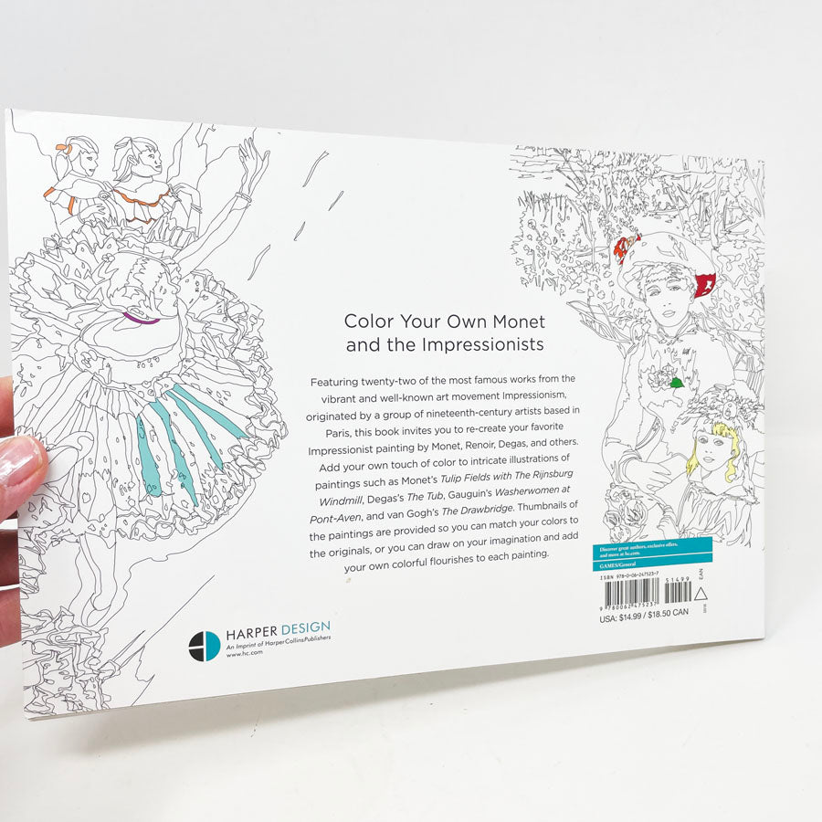 Color Your Own Monet and the Impressionists Coloring Book