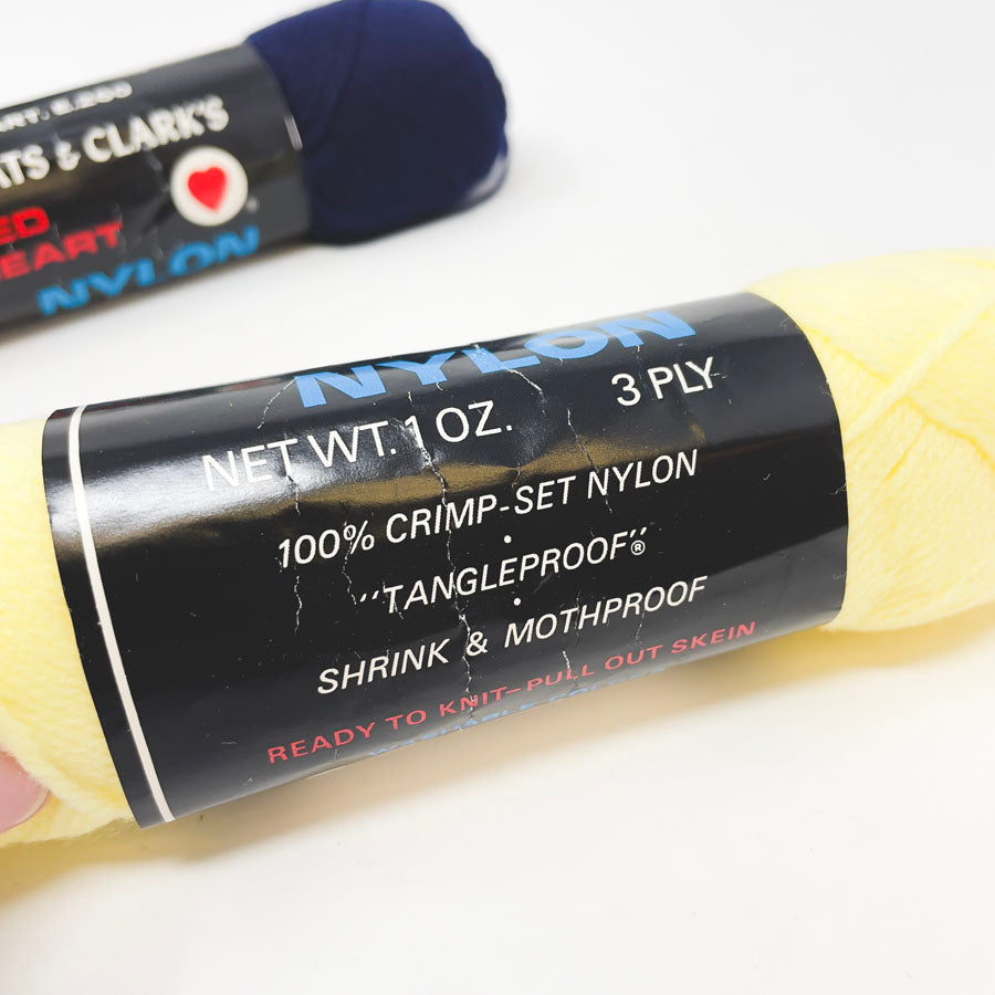 Coats & Clark Red Heart Nylon Yarn - 1 oz
