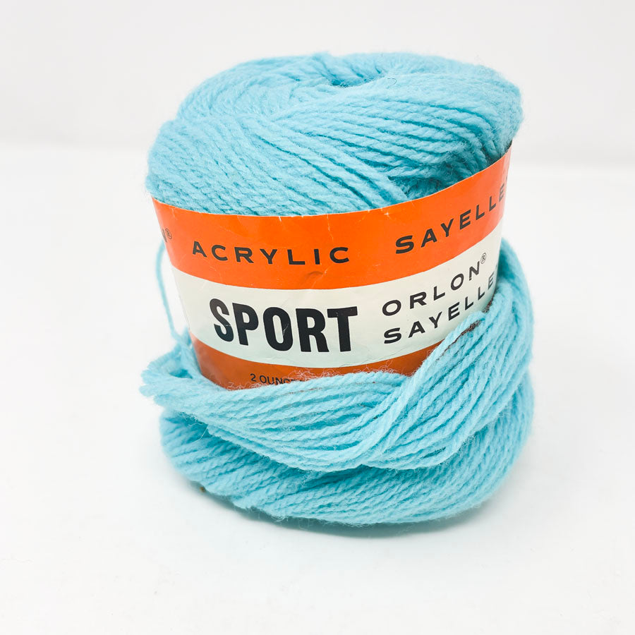 Orlon Sayelle Sport Yarn - Aqua